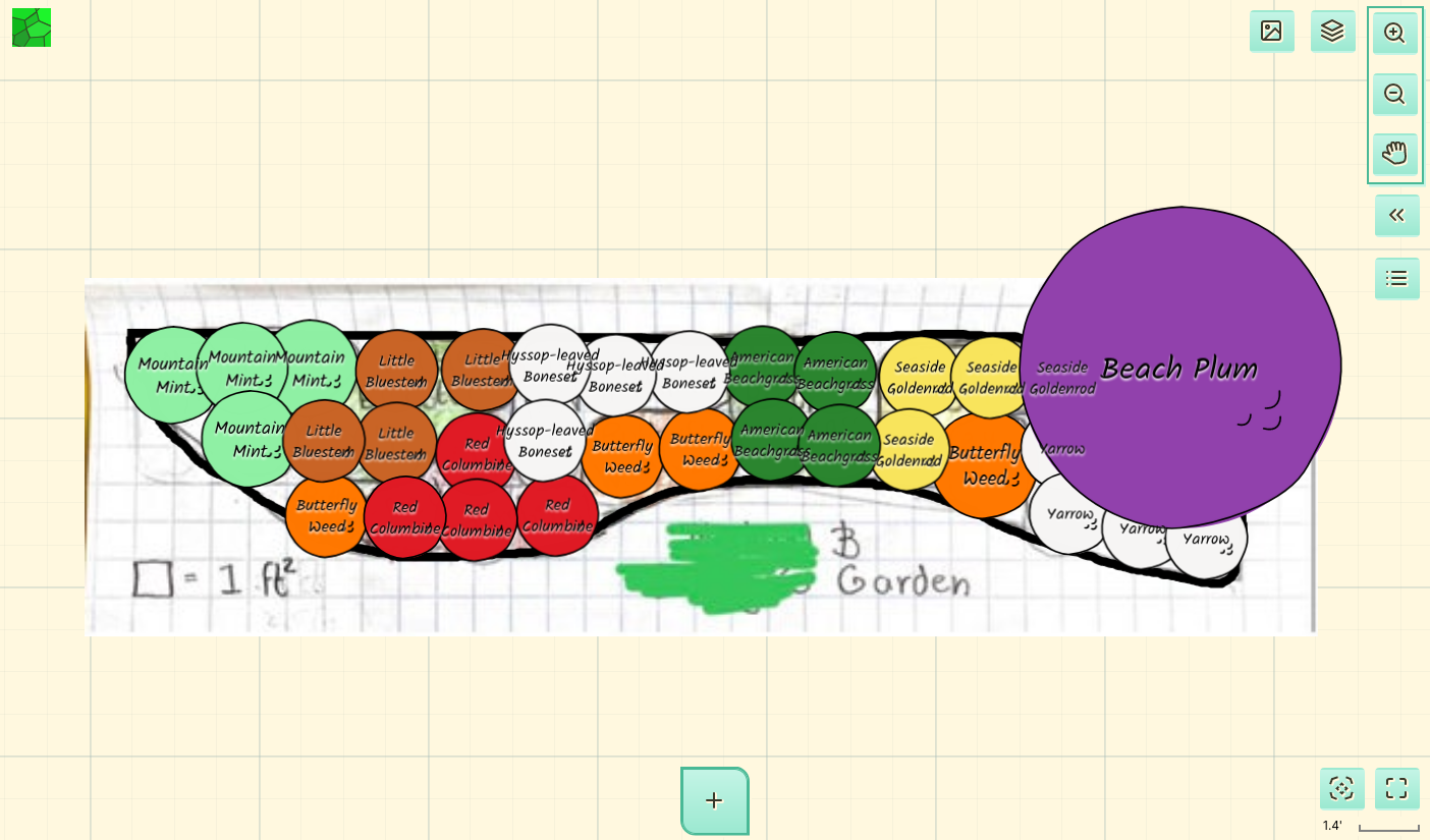 Site plan image as a backdrop for your design showing a sample site plan