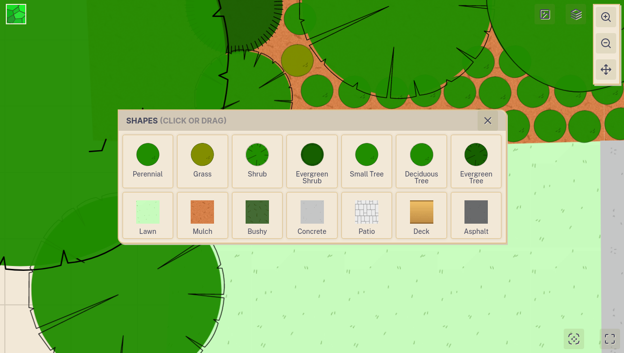 New polygon shapes added in Ecogarden 4.0